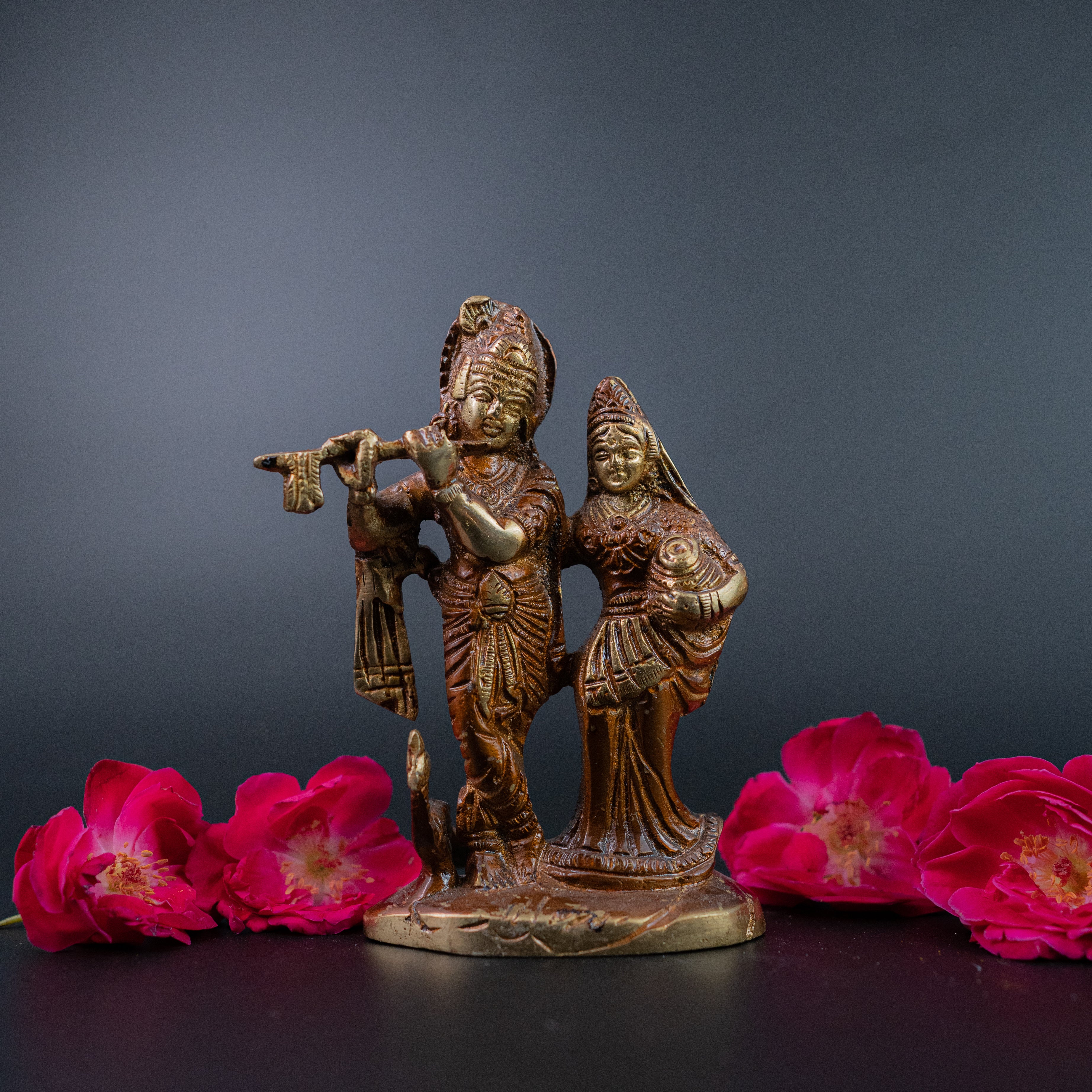 Radha Krishna God Idol - 5" Height