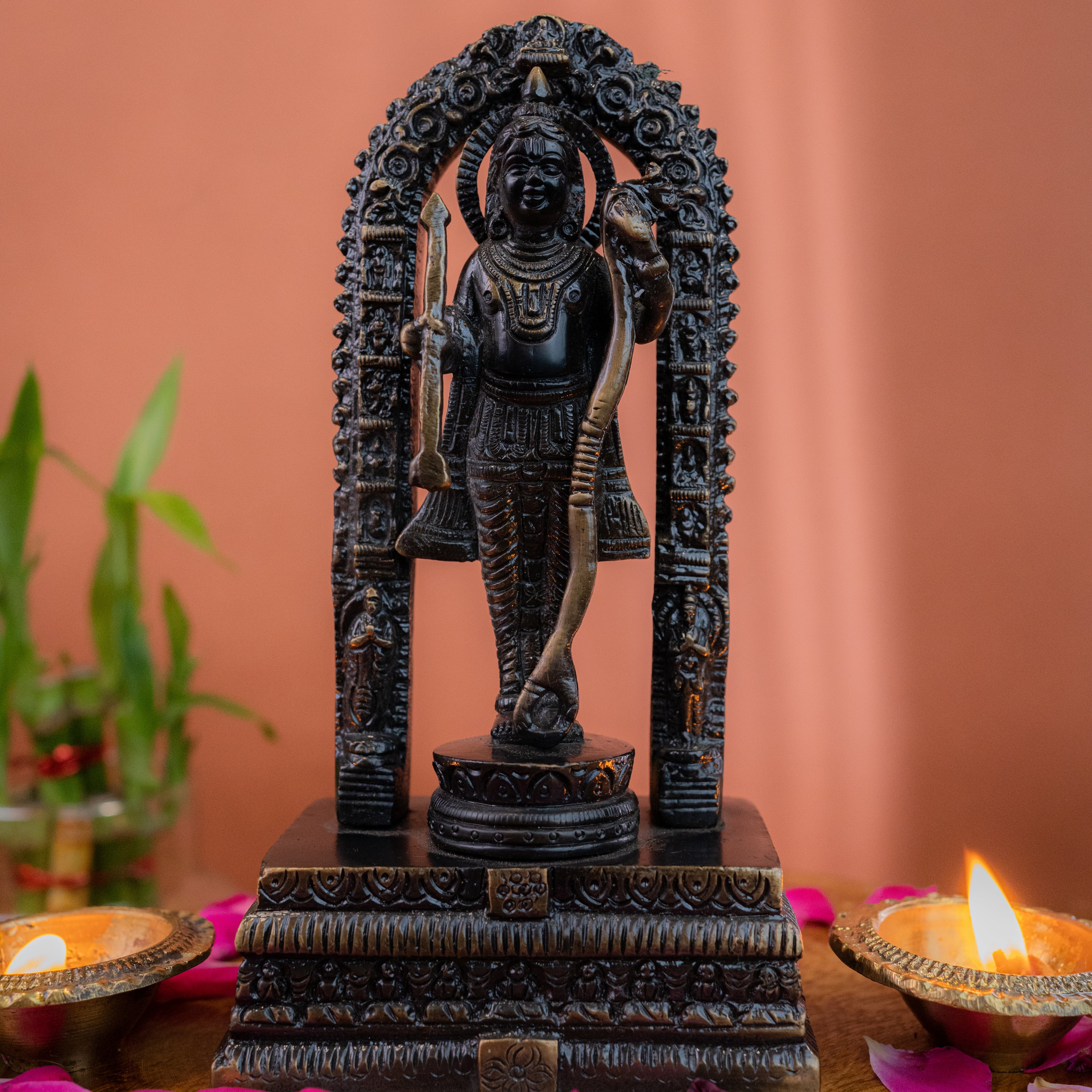 Brass Ram Lalla - 7" Height