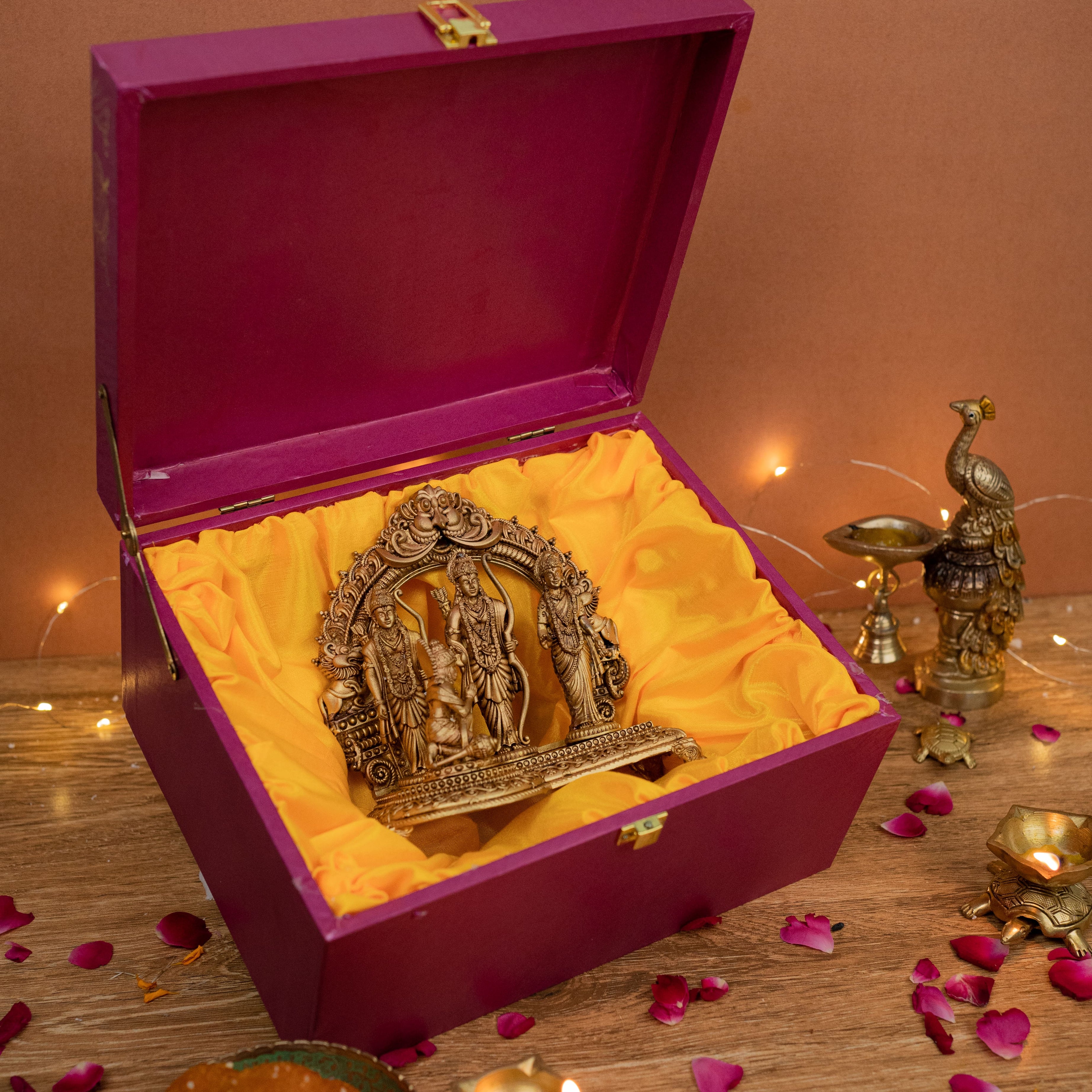 Brass Ram Darbar - 4" Height