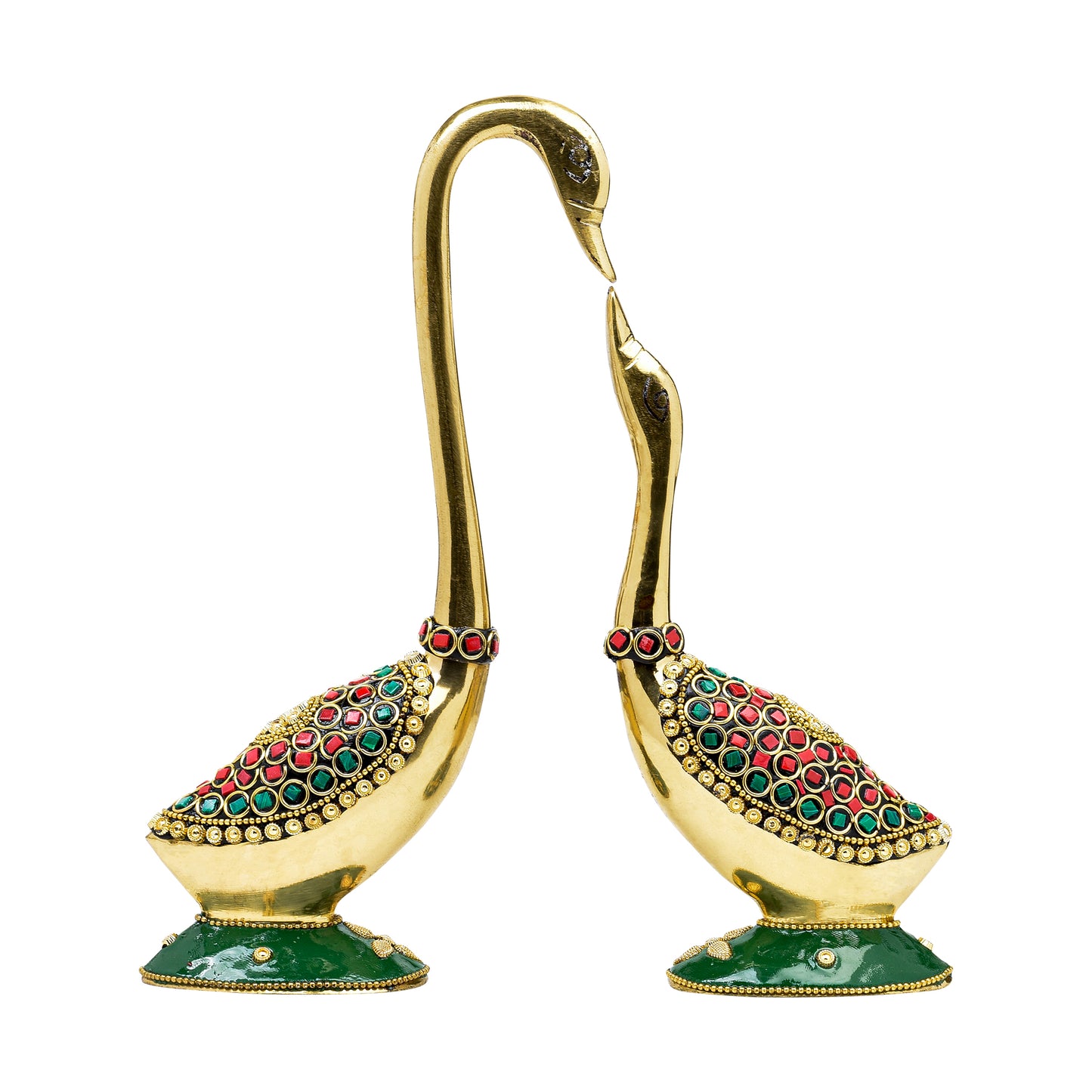 Brass Swan Pair Handicraft