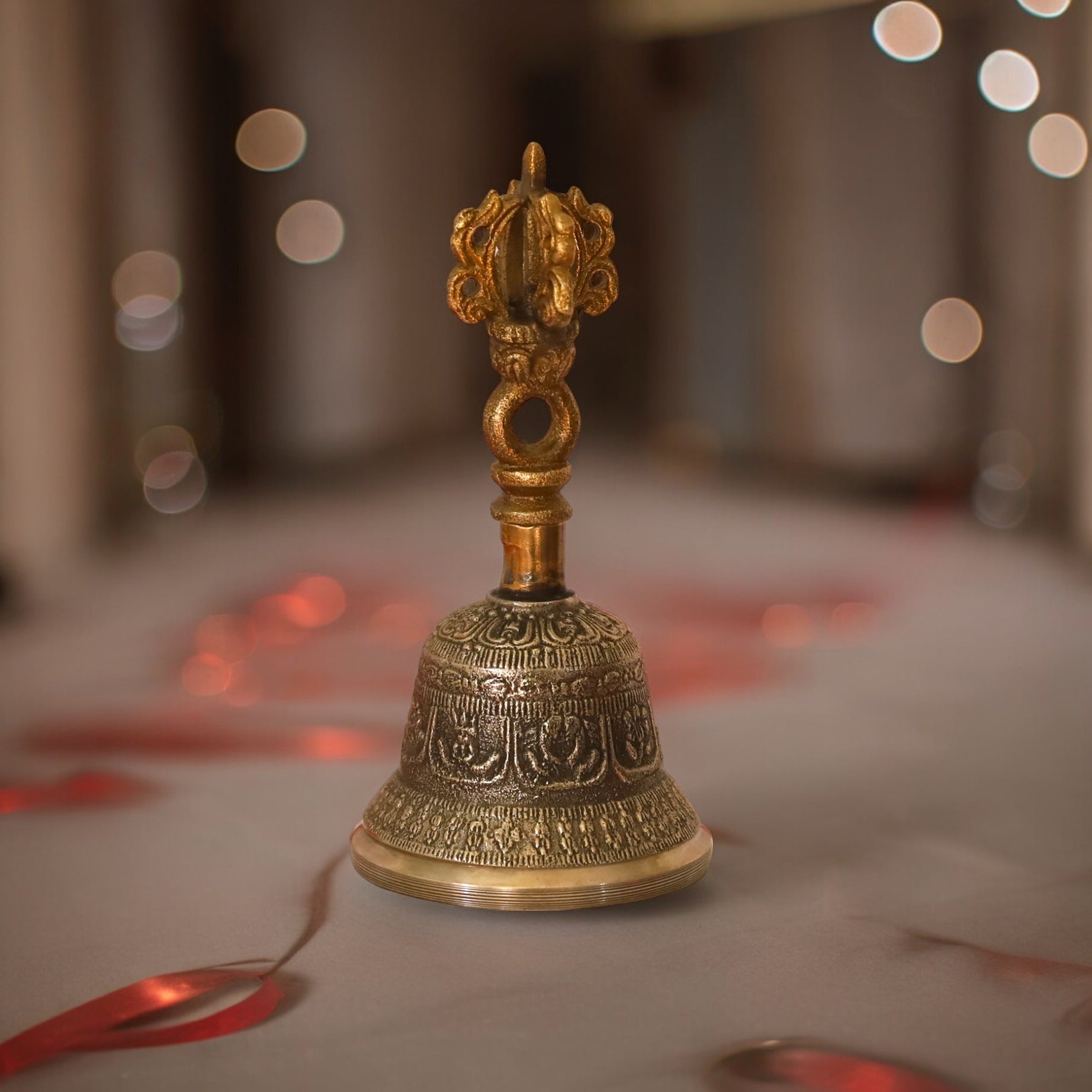 Brass Meditation Bell , Home Décor, Meditation, Prayer, Reiki, Clarity, Focus